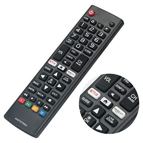 Akb75375604 Reemplazó El Ajuste Remoto Para LG 4k Smart Tv 4 0
