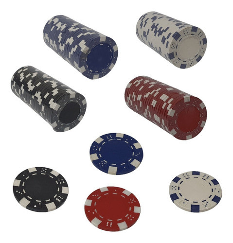 Fichas Póker X 200 U De 11.5gr Lisas 8 Tubos De 25u A Elegir 0