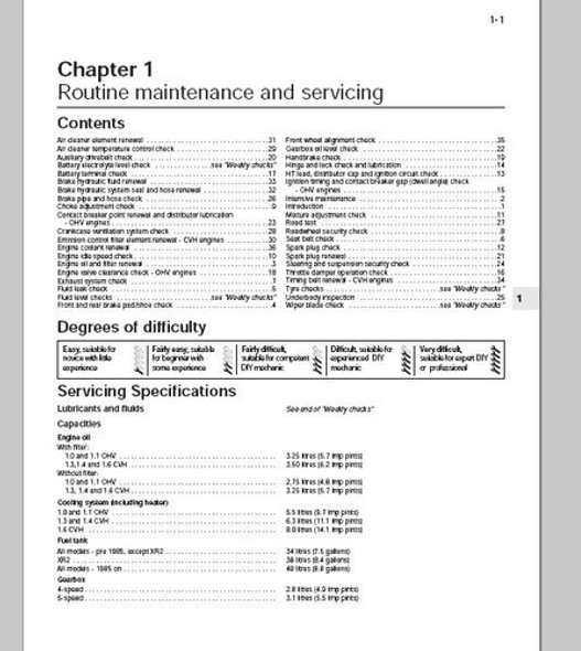 Haynes Ford Fiesta Service And Repair Manual 1