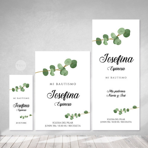 Estampita Imprimible Hojas Eucalipto Tukit 1