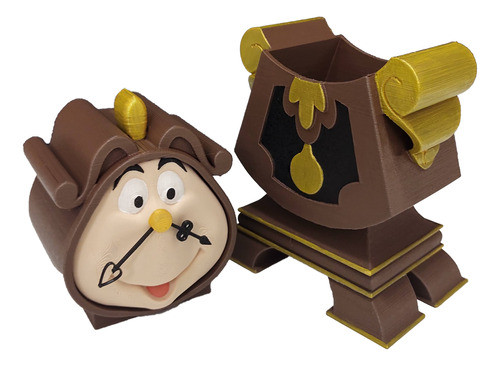 Reloj Ding Dong Bella Y Bestia - Impresión 3d 1