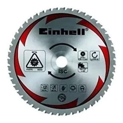 Disco Sierra Madera Metal Plastico Einhell 255 Lacueva 0