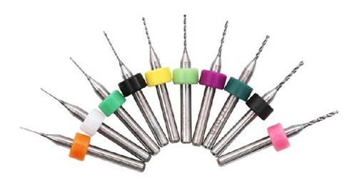 10 Mini Broca De Precisão 0,4mm  Circuito Impresso - Novo 1