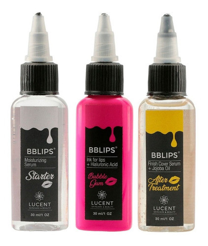 Mini Kit Bblips Serum + Tono Bubble Gum + Finalizador 0