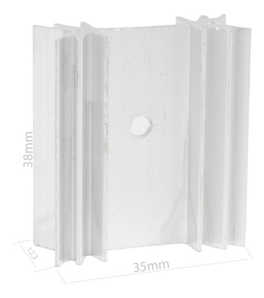 Disipador Zd35 35x38x12mm Rt. 11ºc/w To220 1