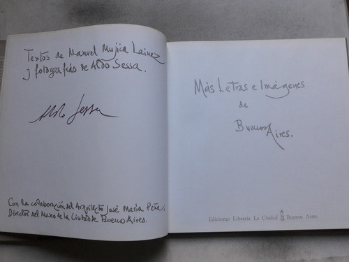 Mas Letras E Imagenes De Buenos Aires - Mujica Lainez Sessa 1