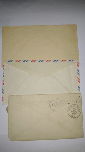 Estados Unidos Lote Sobres Circulados Usados Antiguos 1