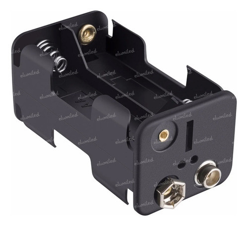 Portapilas Porta Pilas X4 Aa Clip Bateria 6v Arduino X4 0