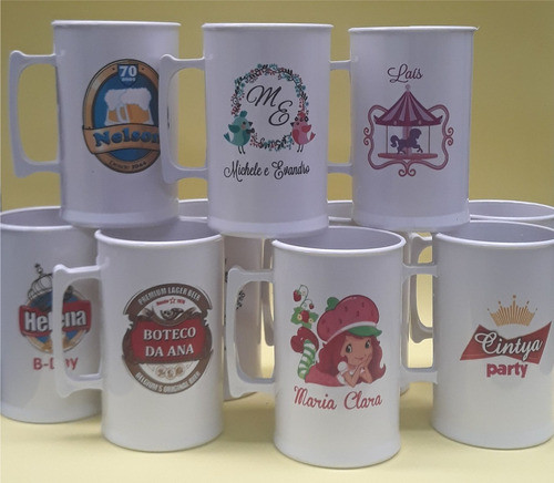 100 Canecas Personalizadas Promoção Frente/verso 1