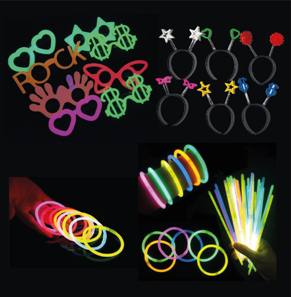 Kit Balada Festa 120 Pçs Óculos, Tiara E Pulseira Neon 1