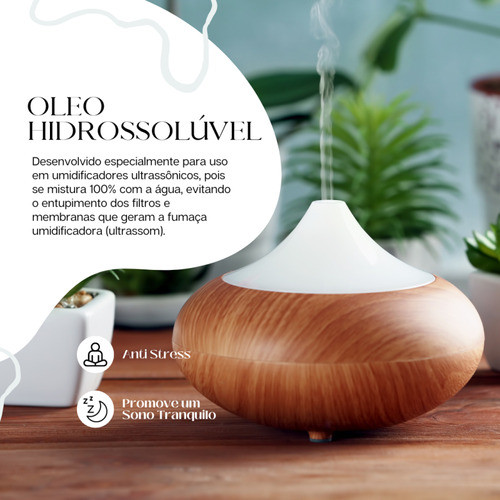 Kit 10 Óleo Hidrossolúvel Flor Cerejeira Umidificadores 10ml 1