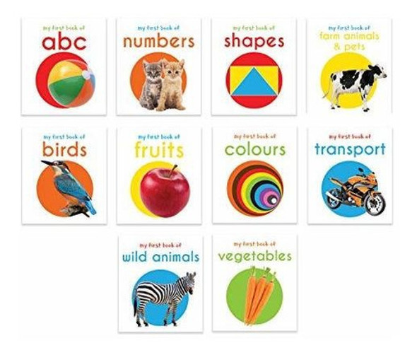 Book : My First Library Boxset Of 10 Board Books For Kids - 1