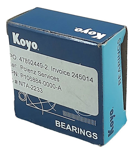 Rolamento De Impulso De Rolos De Agulha Koyo Nta-2233 L125 1