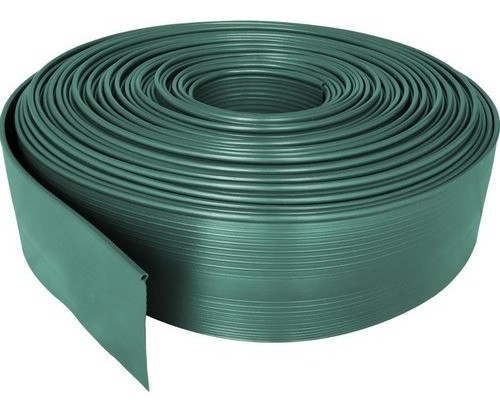 Limitador / Separador De Grama Fino Rolo 50 Mts Verde 10cm 0