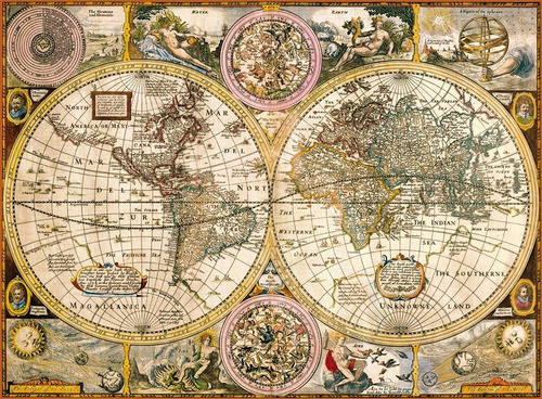 Puzzle Clementoni 3000 Piezas - Old Map 0