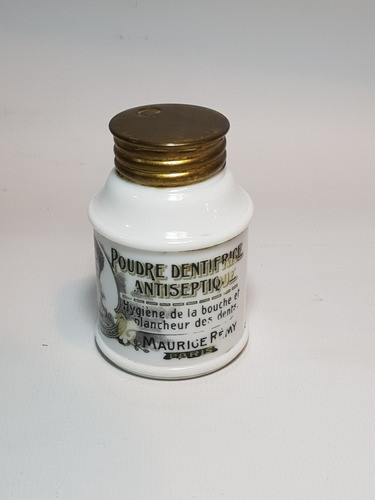 Antiguo Frasco Dentifrico Francés 1890 1910 Paris Ro 1913 0