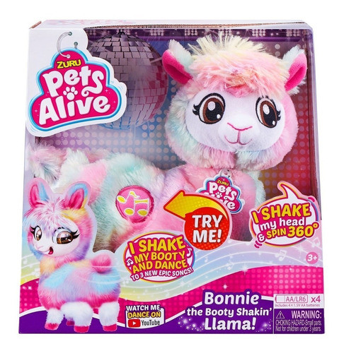 Zuru Pets Alive Bonnie Booty Shakin Llama Ilhama - Candide 0