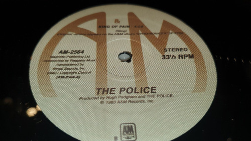 Police King Of Pain Spirits In The Material World Vinilo Usa 0