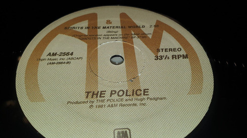 Police King Of Pain Spirits In The Material World Vinilo Usa 1