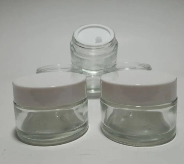 Pote Vidrio 30g Transparente C/contratapa(pack X10 Unidades) 1 Pote Vidrio 30g Transparente C/contratapa(pack X10 Unidades) 1