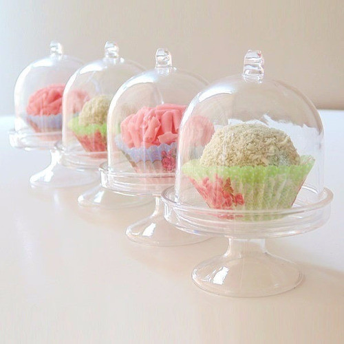 Mini Cupula Acrilico Muffins Souvenirs Cotillon X 10 Und 1