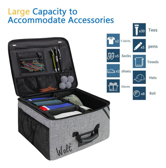 Organizador De Golf Plegable Y Resistente, 30x40x20 Cm 1