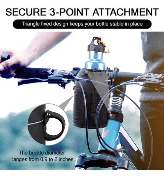 Mizatto Bike Cup Holder - 2 Pack Soporte Para Botellas De Ag 1