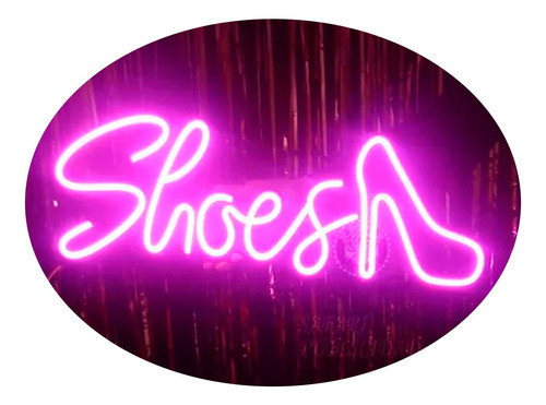 Cartel Shoes Neón Led / Frases / Personalizado 0
