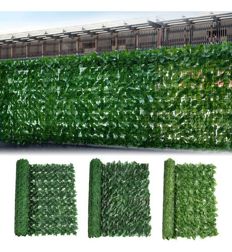 Mallas Cercos Hiedra Artificiales Jardines Verticales 2x3 Mt 0