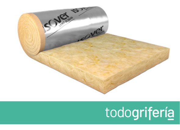 Rollo De Lana De Vidrio 38mm 1.20x18 Rolac Plata Hr 1 Rollo De Lana De Vidrio 38mm 1.20x18 Rolac Plata Hr 1