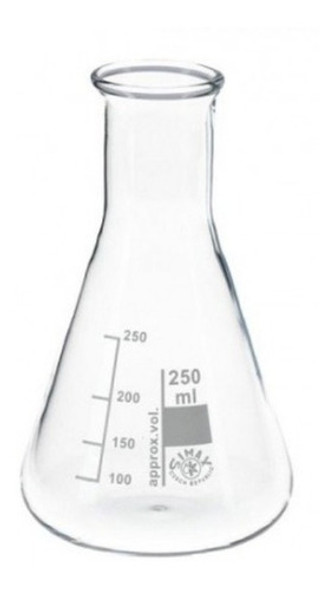 Erlenmeyer 250 Ml Boro 3.3 Everglass 0