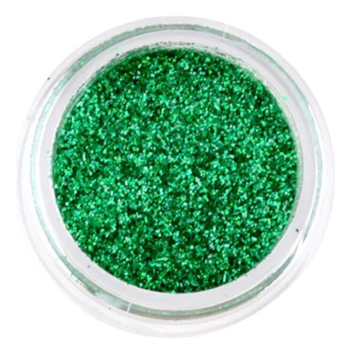 Decoracion Glitter Individual Verde 0