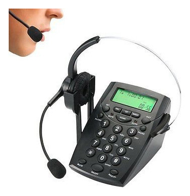 Teléfono Para Auriculares Teclado Telefónico Call Center Con 1