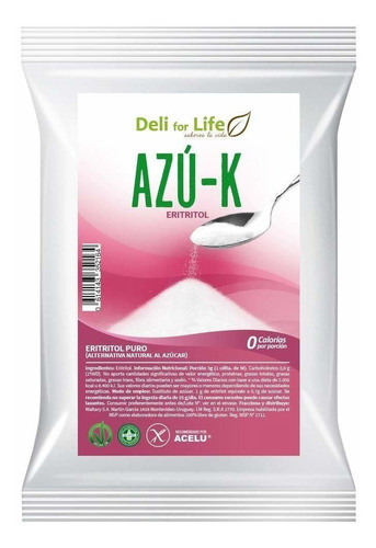 Eritritol Puro 500grs Sin Tacc Apto Keto Y Diabéticos 0