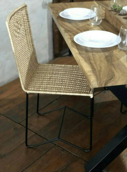 Silla De Mimbre Y Hierro 1