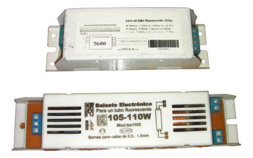 2 Balastos Reactancias Electronicas P/tubo 105 Watt. 0