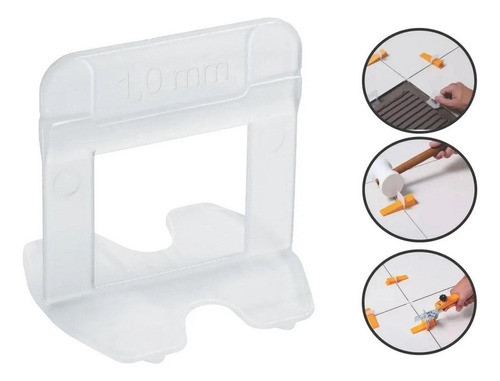 Espaciador  De Nivelación 1.5 Mm/100 Unidades - Cortag 0