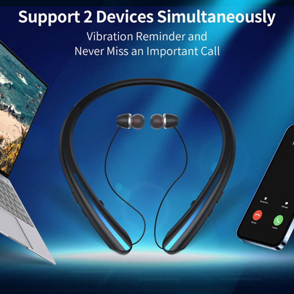 Auriculares Bluetooth Con Banda Para El Cuello, Ipx5 A Prueb 1