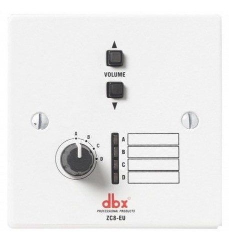 Controlador Para Pared Dbx Zc8v-eu Selector Fuente Y Volumen 0