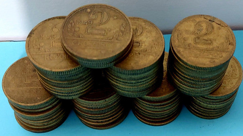 Lote De 73 Moedas 2 Cruzeiros 1949 Coleção 0