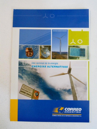 Volante Filatélico 1018.  Energías Alternativas.  Uso Racion 0