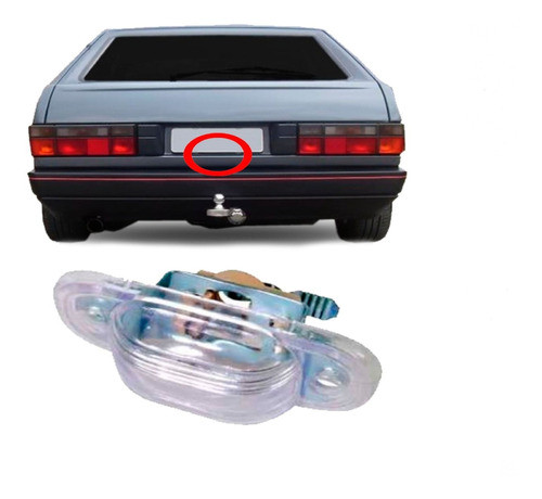 Farol Matricula Vw Gol G1 /amazon /parati 86/94 Kombi 1.6 0