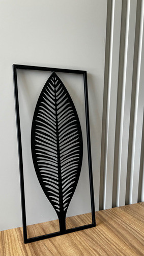 Decoração De Parede - Folha Em Metal 1