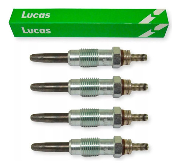Juego X4 Bujias Precalentadoras Fiat Duna Uno 1.7 Diesel 0