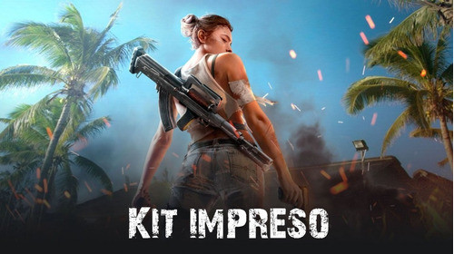 Free Fire  Kit Impreso Para 20 Niños Personalizado 0