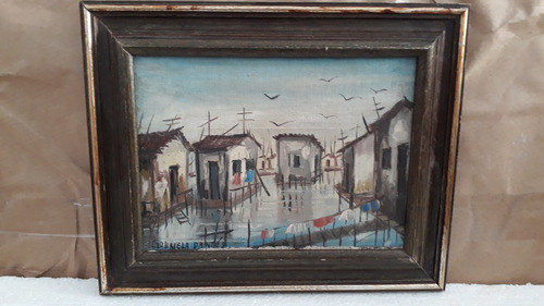 1073- Gabriela Dantés. Ostce.   27x 34 Cm. C/mold. Palafitas 1