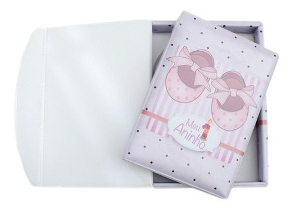 Estojo + Álbum 1° Aninho 120 Fotos 15x21 Desing - A0571 0