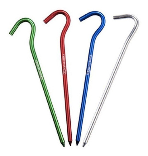 Estaca De Aluminio Carpa 16cm (x8 Unidades) Naturehike 0