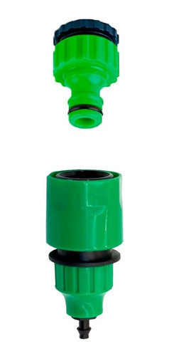 Engate Rápido Com Saída Para Micro Tubo 4mm + Bico 1/2 - 3/4 0
