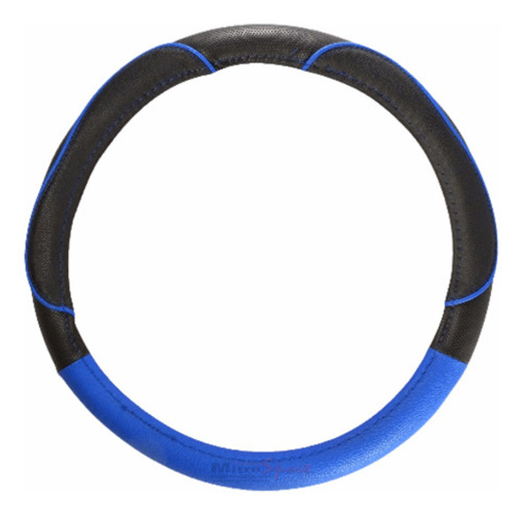 Cubre Volante P/auto- Utilitario- Azul C/negro- Cuerina 0 Cubre Volante P/auto- Utilitario- Azul C/negro- Cuerina 0